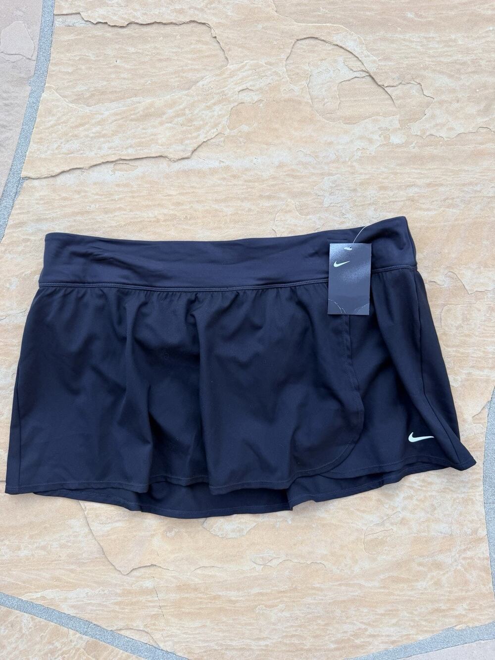 Nike Swim Board Skirt Swimsuit Bottoms BLACK NESS9253-001 Size 2X NWT CC